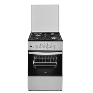 Von Cooker 3 Gas 1 Electric VCF503131NFY Enamel Grey