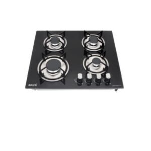 Bolesi built in hob cooker 4 gas burner tampered glass